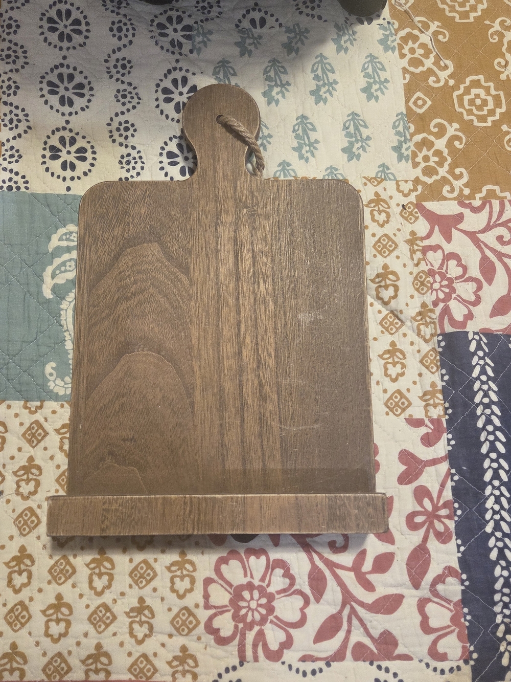 Wood Cookbook Stand for Kitchen Counter